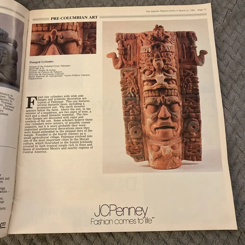San Antonio Museum of Art 1991 Mexico Splendors Of Thirty Centuries Express News
